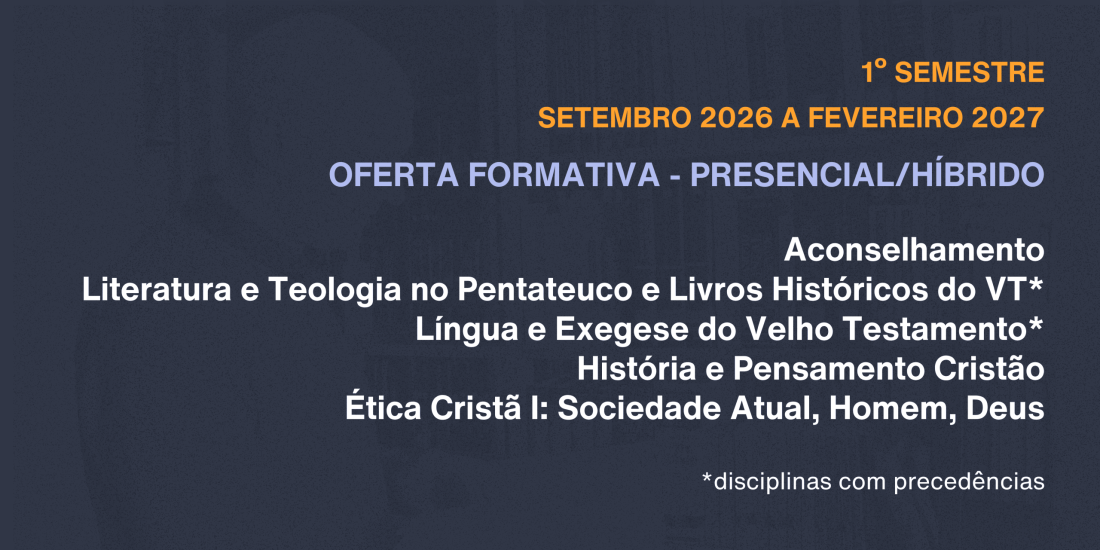 Aulas Presenciais 2026-2027